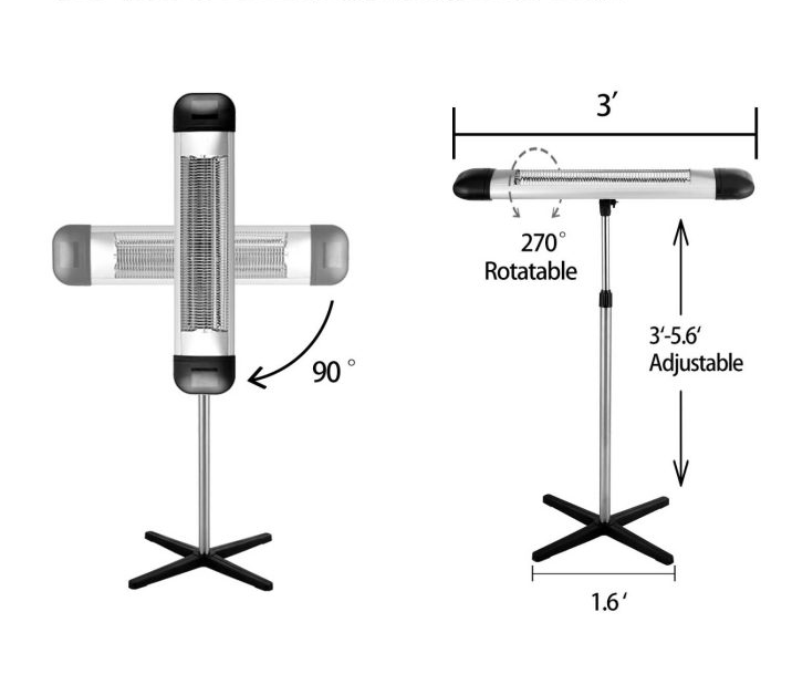 RV electric heater